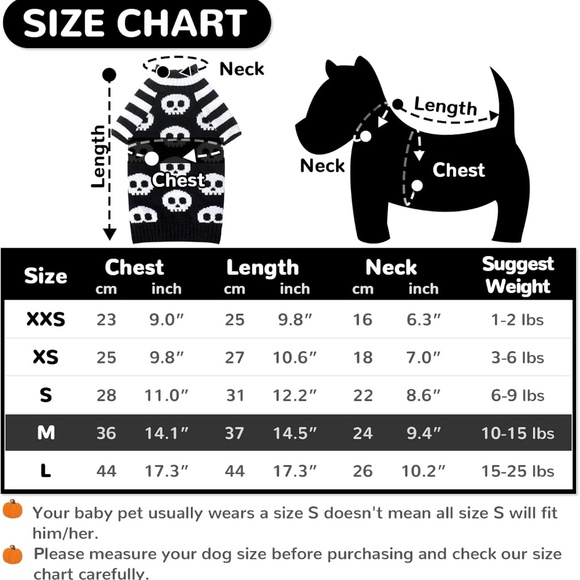 ❌Halloween Skull Dog Sweater - Picture 9 of 9